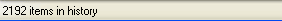Status bar