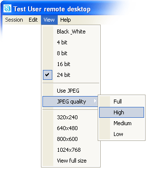 Quality settings